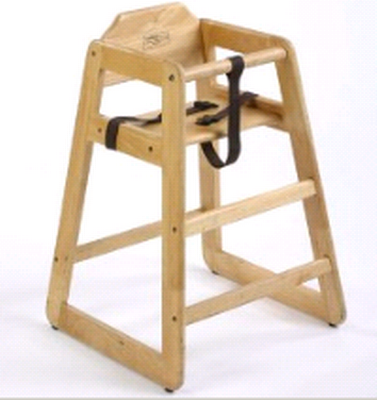 Youth High Chair - Wood