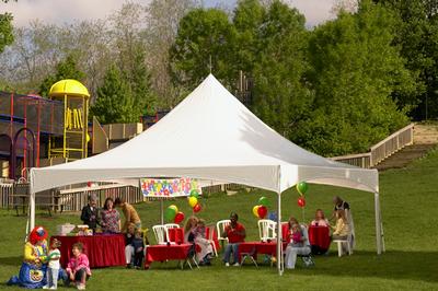 Tent rental for birthday sale